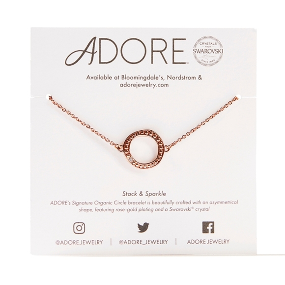 NWT ADORE 💎 BRACELET / SWAROVSKI STACK & SPARKLE - Picture 2 of 3